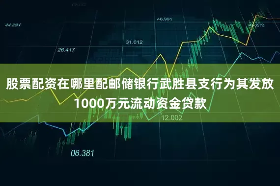 股票配资在哪里配邮储银行武胜县支行为其发放1000万元流动资金贷款