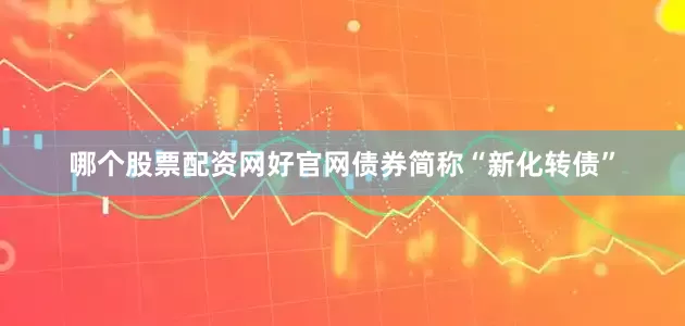 哪个股票配资网好官网债券简称“新化转债”